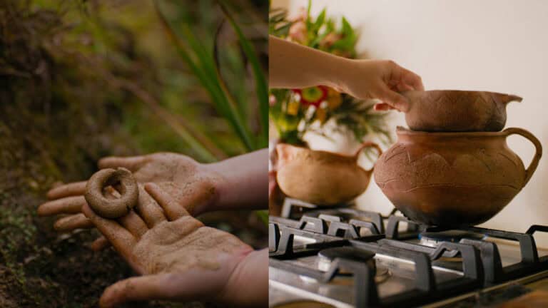 Aprendí a hacer una olla con tierra, agua y fuego / Cerámica natural